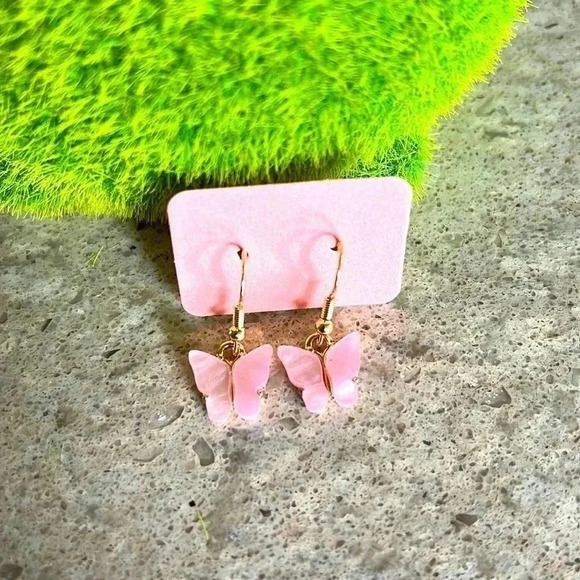 New handmade by jax  butterfly earrings - Picture 1 of 2